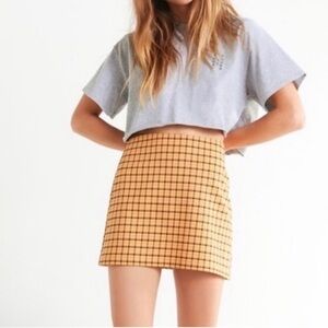 Urban Outfitters Plaid Mini Skirt